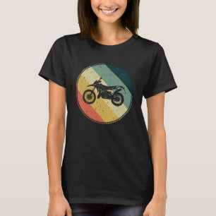 Camiseta Motocicleta Retro Vintage Style Off Road Dirt Bike