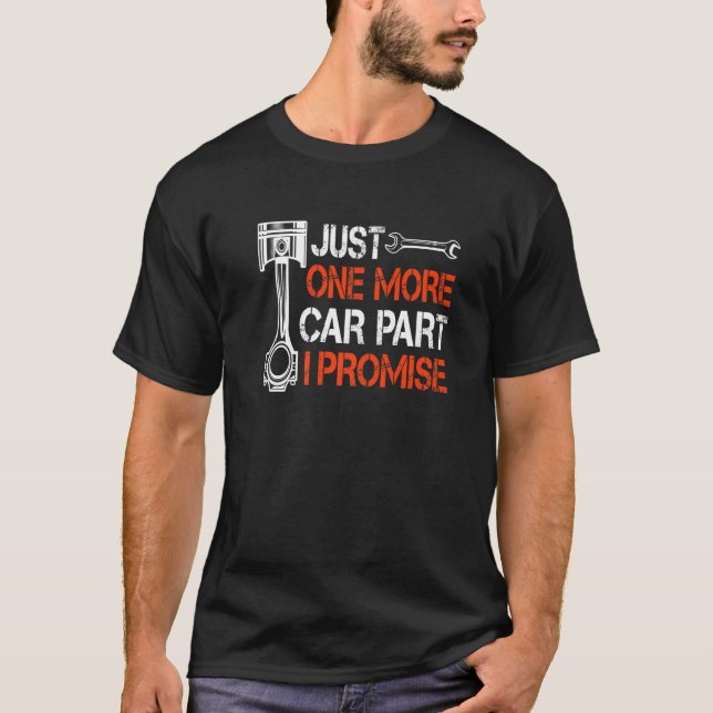 Camiseta Motocicleta Só Mais Um Carro Que Prometo Gear Cabe (Frente)