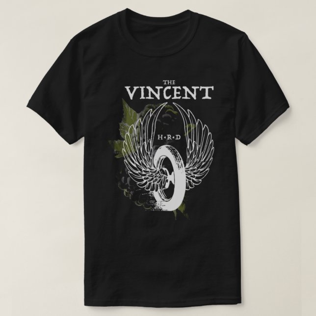 Camiseta Motocicleta Vincent (Frente do Design)