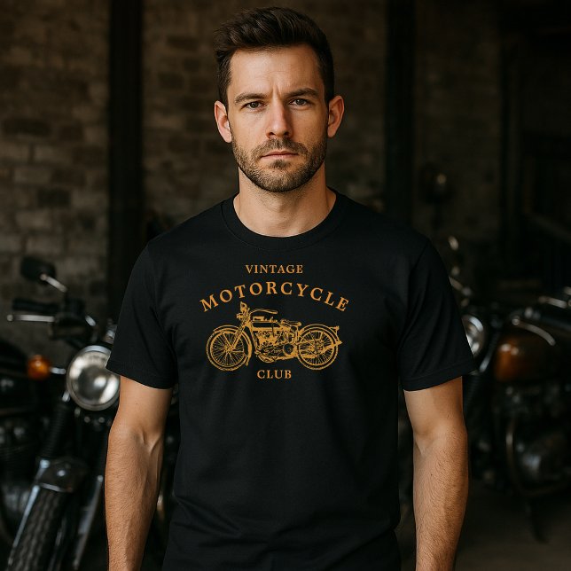 Camiseta Motocicleta Vintage (Criador carregado)