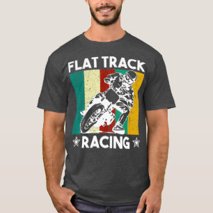 Camiseta Motocicleta Vintage Flat Track Racer