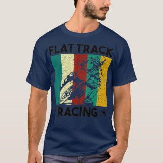 Camiseta Motocicleta Vintage Flat Track Racer