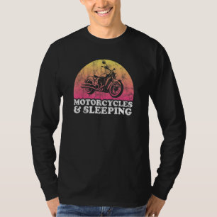 Camiseta Motocicletas e motociclos com sono