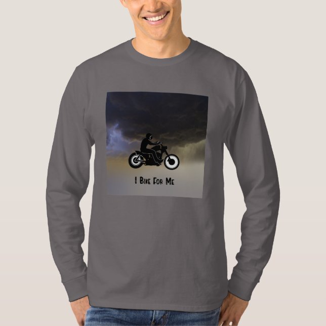 Camiseta Motocicletas e nuvens Escuras (Frente)