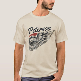 Camiseta Motocicletas Personalizadas Pneu Voador Loja de Mo