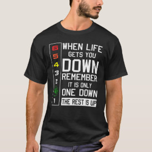 Camiseta Motocicletas Quando A Vida Baixar Você