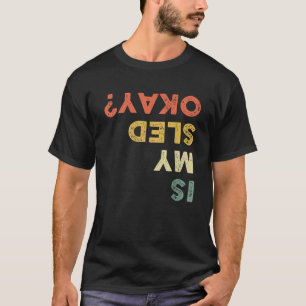 Camiseta Motociclismo Na Neve Engraçado Meu Trenó Está Bem
