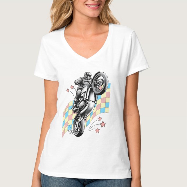 Camiseta motociclista (Frente)