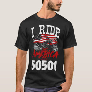 Camiseta Motociclista Anti Trump 50501 Pró-democracia Re