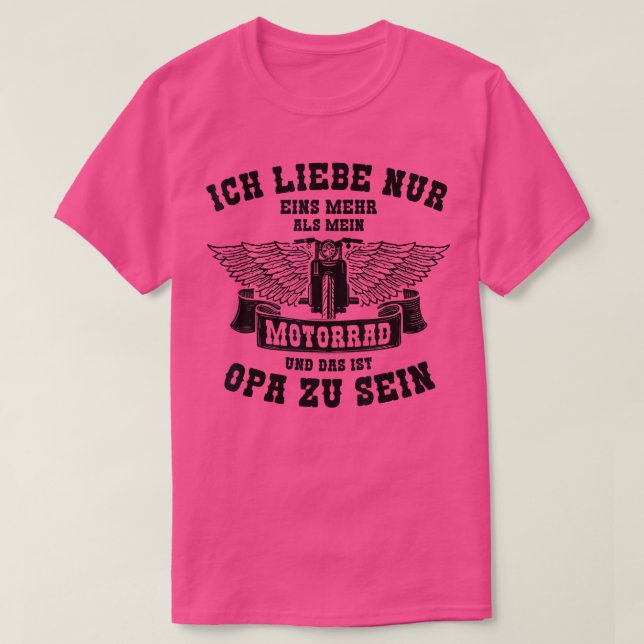 Camiseta Motociclista Biker Grandfa (Frente do Design)