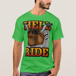 Camiseta Motociclista com óculos de sol e motocicleta 2