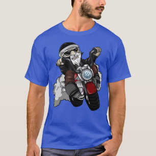 Camiseta Motociclista com óculos de sol e motociclo