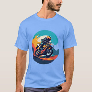 Camiseta Motociclista Correndo