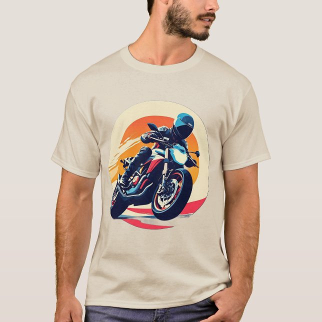 Camiseta Motociclista Correndo (Frente)