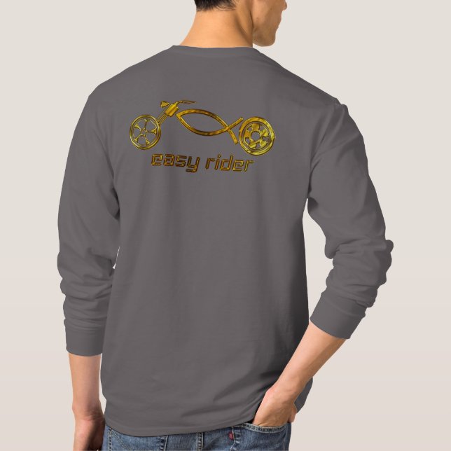 Camiseta Motociclista cristão (Verso)