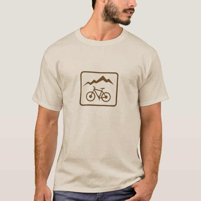 Camiseta Motociclista da montanha (Frente)