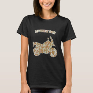 Camiseta Motociclista de Aventura Motocicleta Ciclista Off 