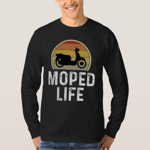 Camiseta Motociclista de Ciclomotor Vida de Ciclomotor Ret