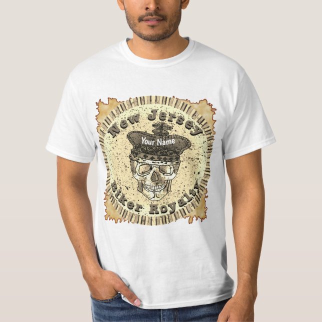 Camiseta Motociclista de Nova Jersey  (Frente)