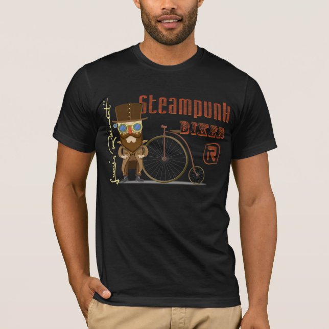 Camiseta Motociclista de Steampunk (Frente)