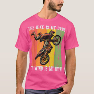 Camiseta Motociclista divertida, motociclista para homens e