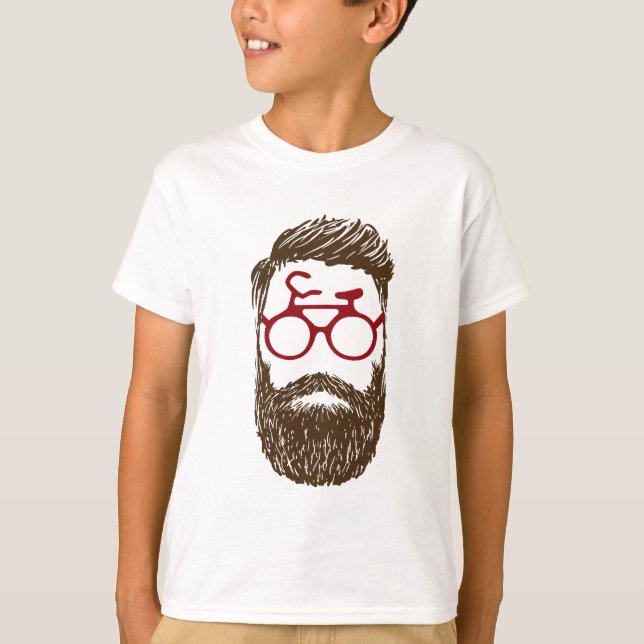 Camiseta Motociclista do hipster (Frente)