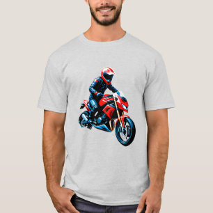 Camiseta Motociclista Elegante