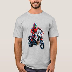Camiseta Motociclista Elegante