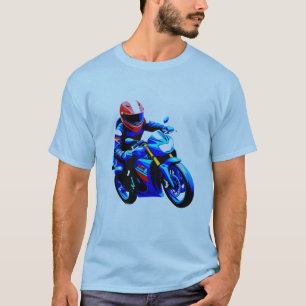 Camiseta Motociclista Elegante