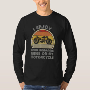 Camiseta Motociclista Engraçada Mulheres Retro Motociclista
