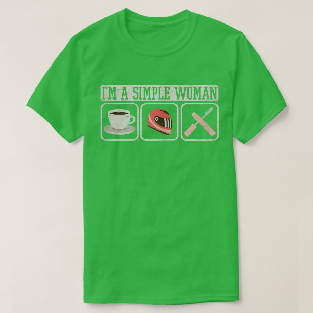 Camiseta Motociclista feminina Biker (Frente do Design)