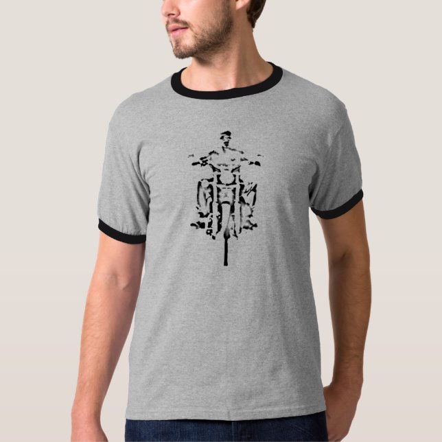 Camiseta Motociclista foragido (Frente)