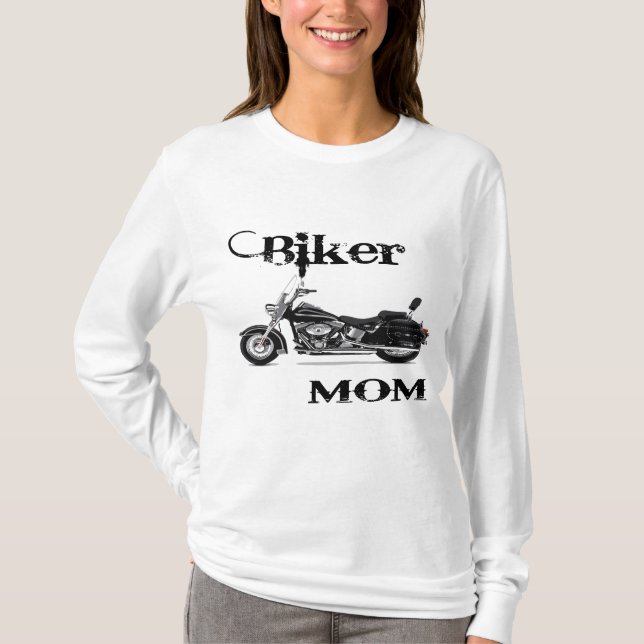 Camiseta Motociclista-Mamã (Frente)
