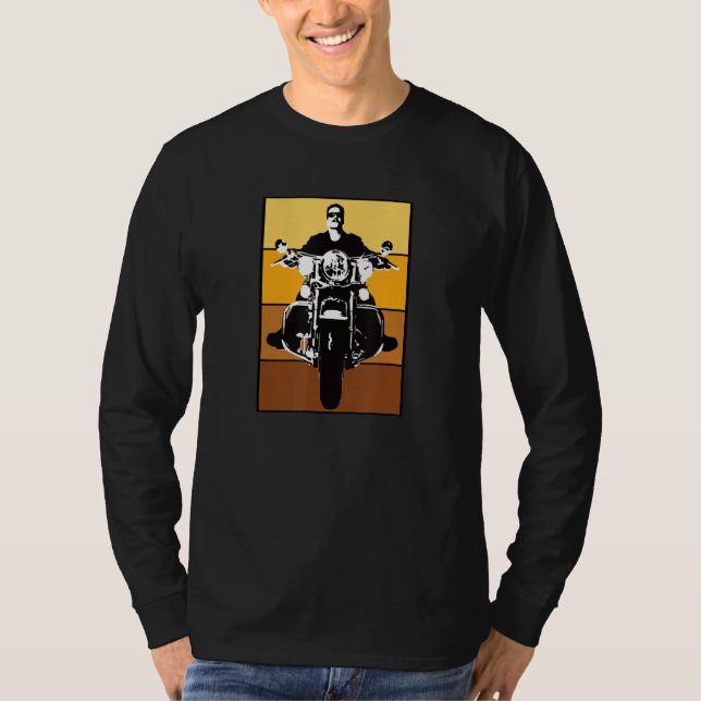 Camiseta Motociclista motociclista Chopper (Frente)