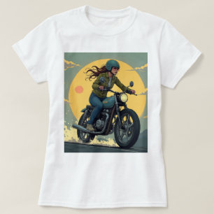 Camiseta Motociclista na Estrada