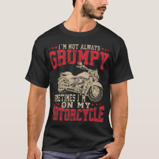 Camiseta Motociclista Não Sempre Mal-Humorado