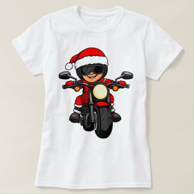 Camiseta Motociclista Natal (Frente do Design)