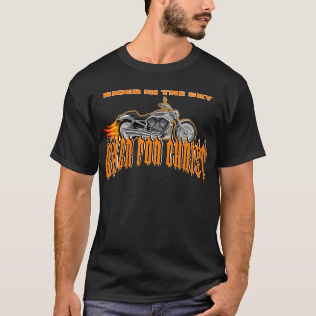 Camiseta Motociclista para o cristo (Frente)