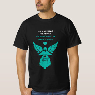 Camiseta Motociclista Piloto Funeral In Memoriam