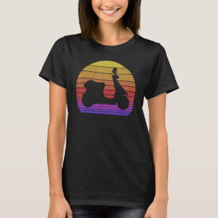 Camiseta Motociclistas Ciclomotor Motocicleta Scooter Antig