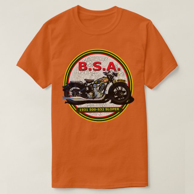 CAMISETA MOTOCICLO 1931 500 S32 LENTO (Frente do Design)