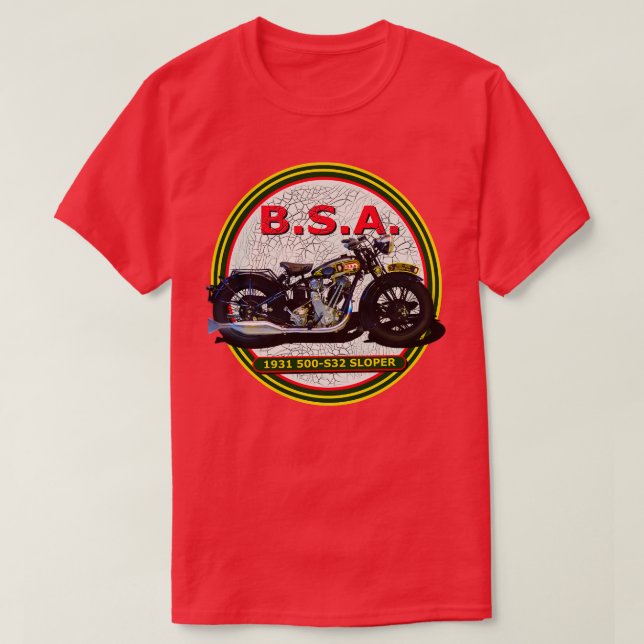 CAMISETA MOTOCICLO 1931 500 S32 LENTO (Frente do Design)