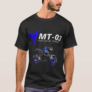 Camiseta Motociclo Azul Mt-03