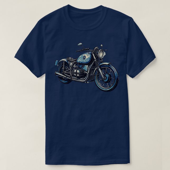 Camiseta motociclo BMW (Frente do Design)