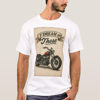 Camiseta Motociclo com texto