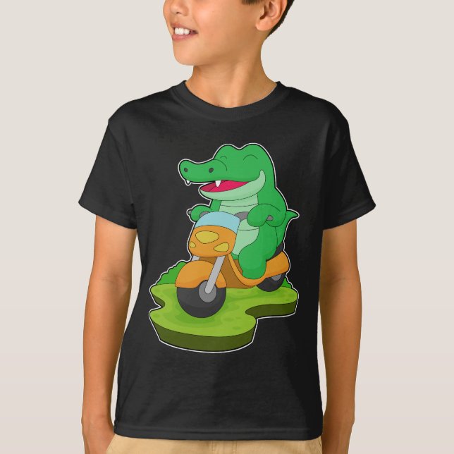 Camiseta Motociclo Crocodilo (Frente)