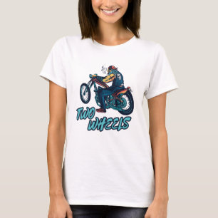 Camiseta Motociclo de duas rodas