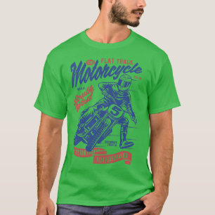 Camiseta Motociclo de pista plana