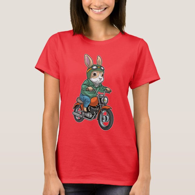 Camiseta Motociclo de Rabbit (Frente)