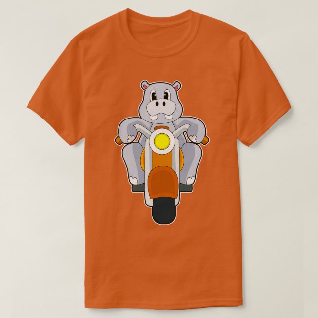 Camiseta Motociclo Hippo (Frente do Design)